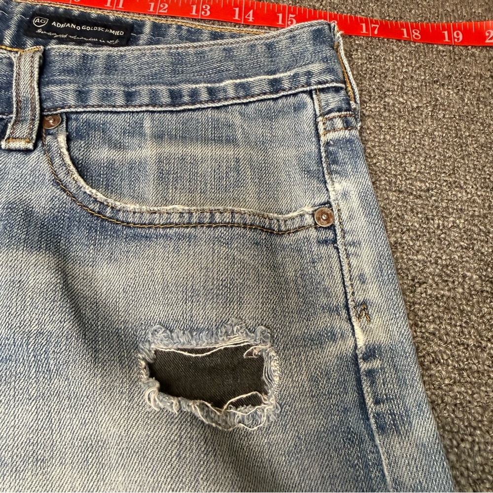 AG Adriano Goldschmied The Tomboy Shorts Size 29 98% Cotton Boyfriend Cut Off - Picture 8 of 15